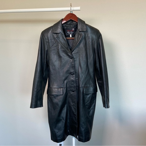 Marquis Leather Coat Vintage